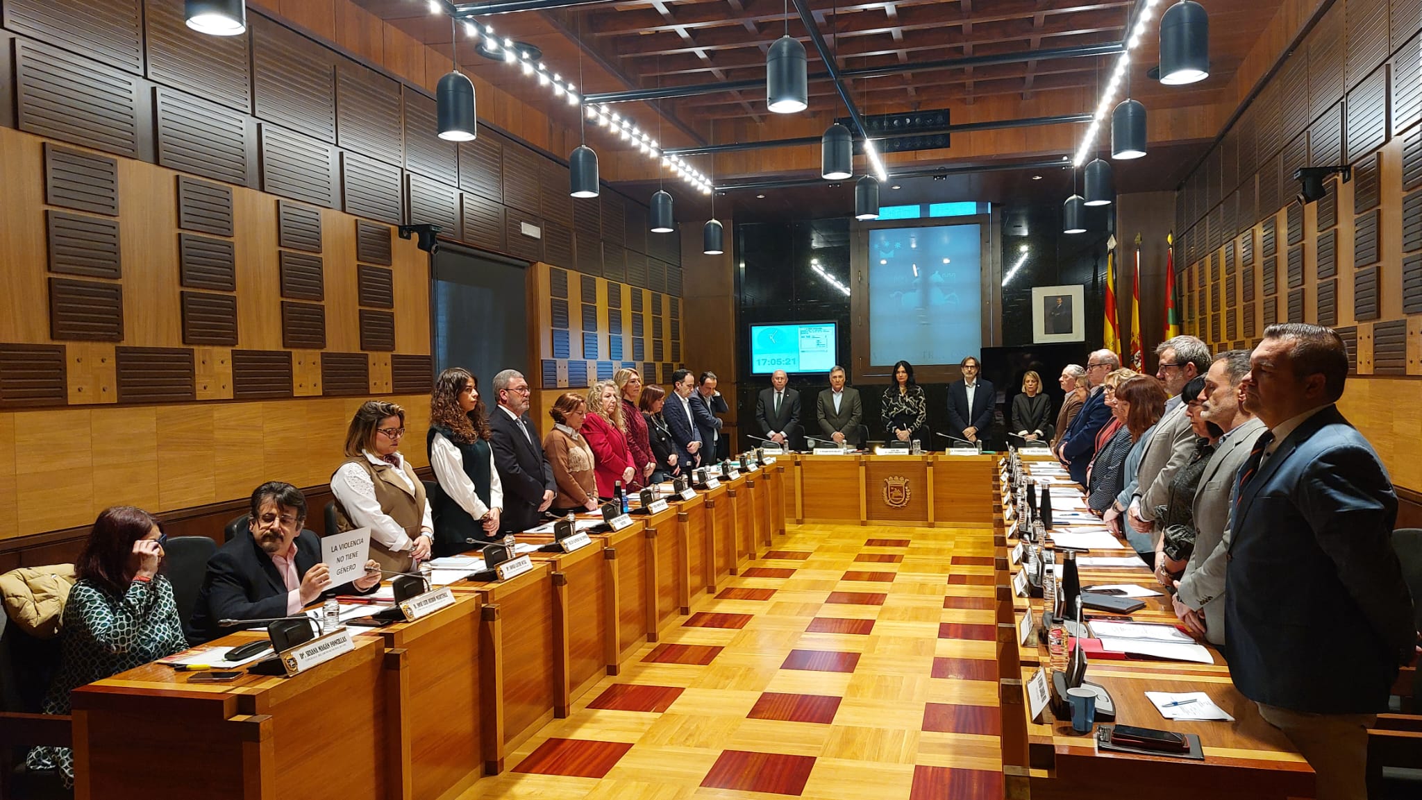 Pleno del Ayuntamiento de Huesca celebrado este lunes, 25 de marzo