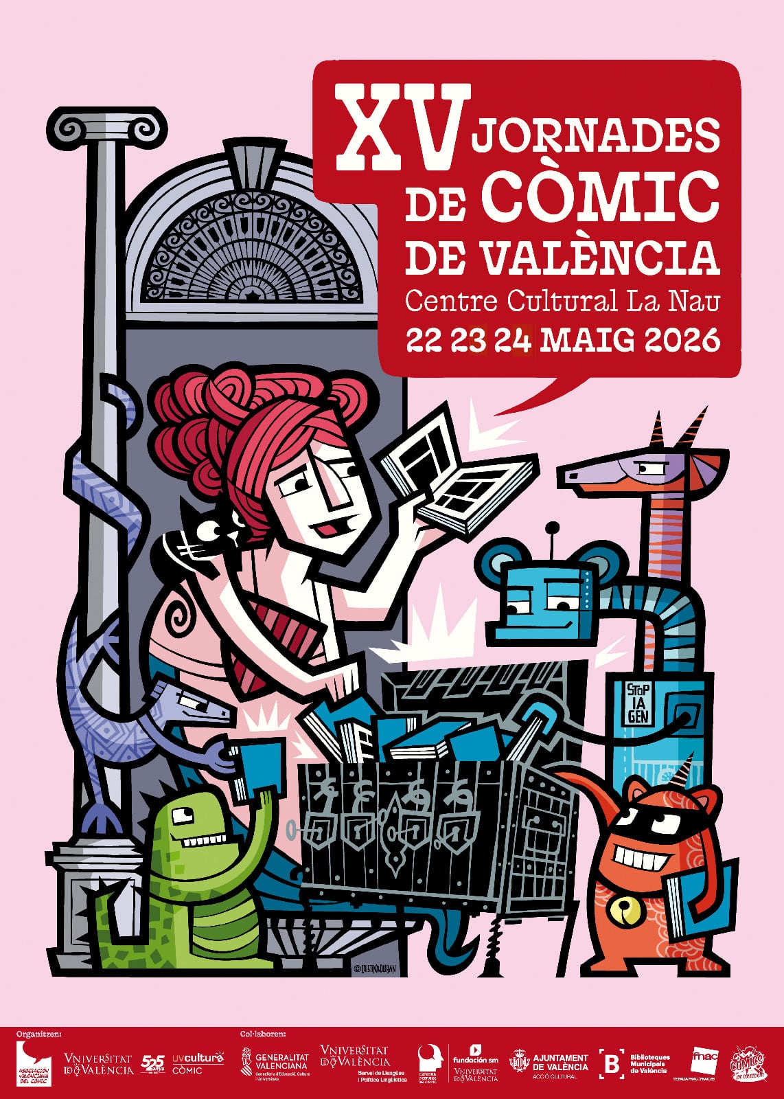 Cartel de las XV Jornades de Còmic de València