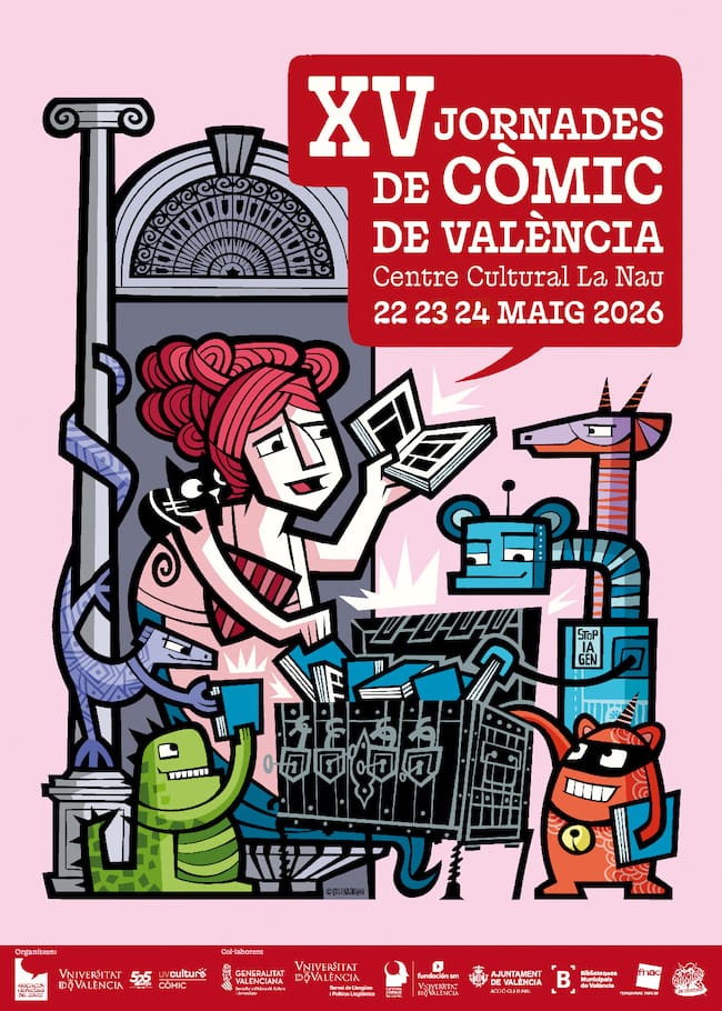 Cartel de las XV Jornades de Còmic de València