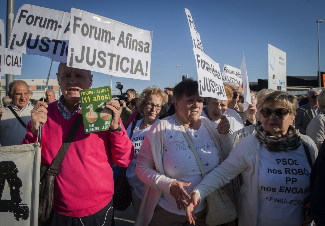 Manifestación de afectados en 2017 en Madrid