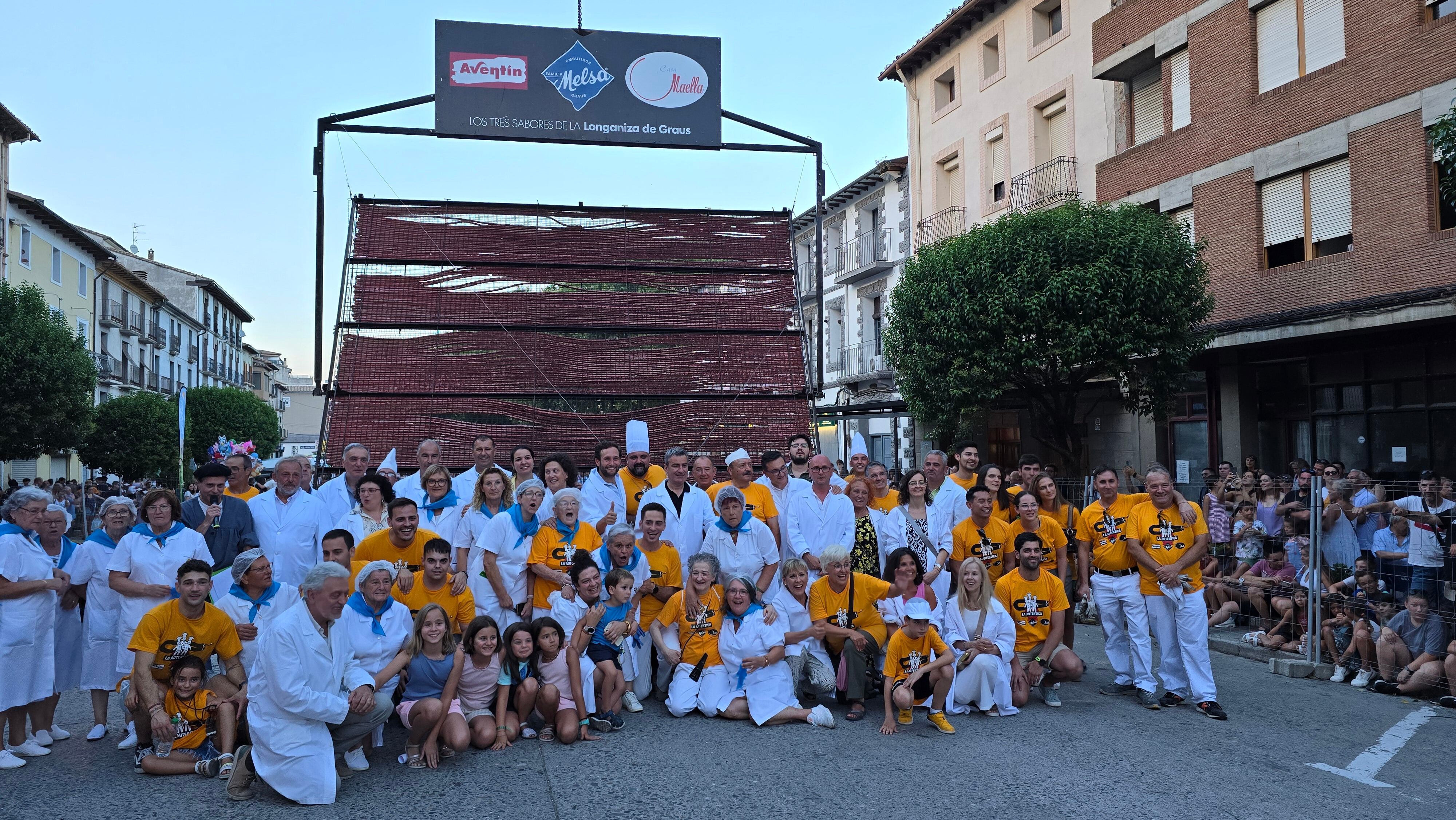 Celebración de la fiesta de la Longaniza en Graus