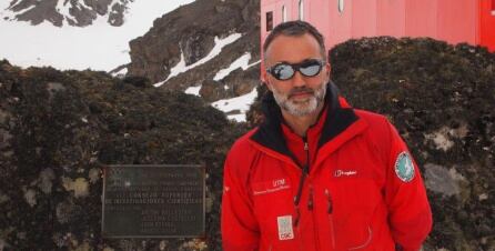 Jordi Felipe en la Base Antártica Española