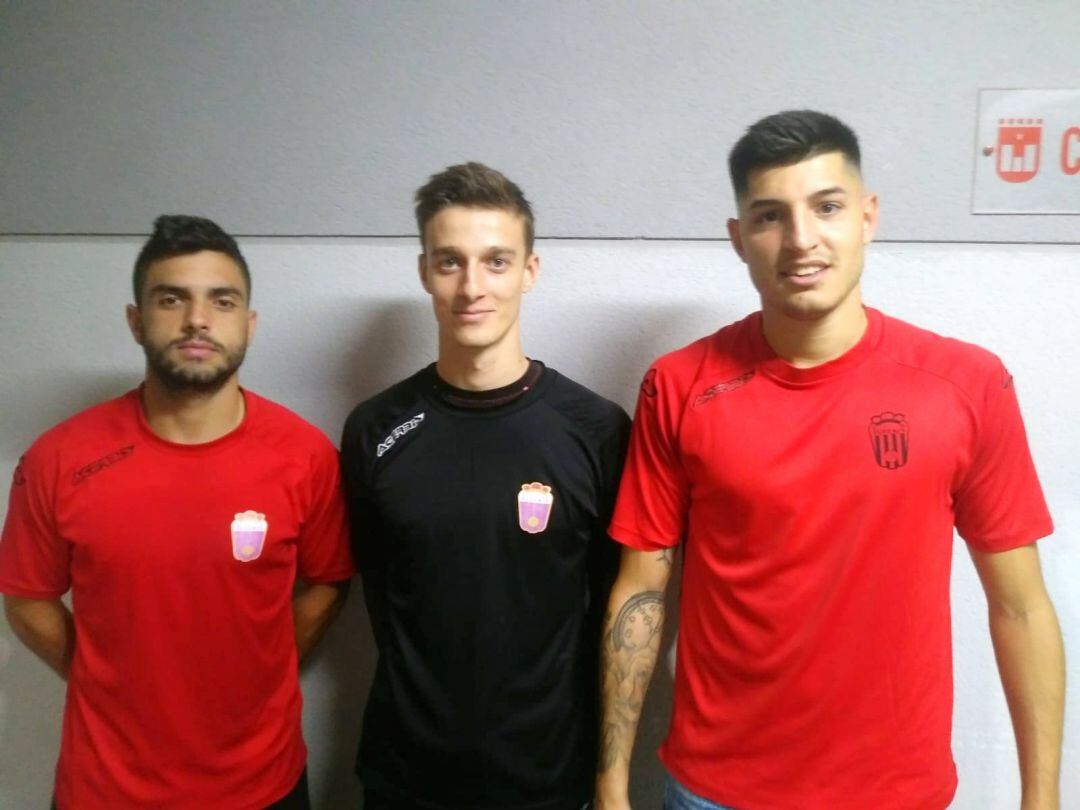 Mario Uclés (I), Carles Fluixà y Mati No Garbarino (D) estarán con la Selección Valenciana