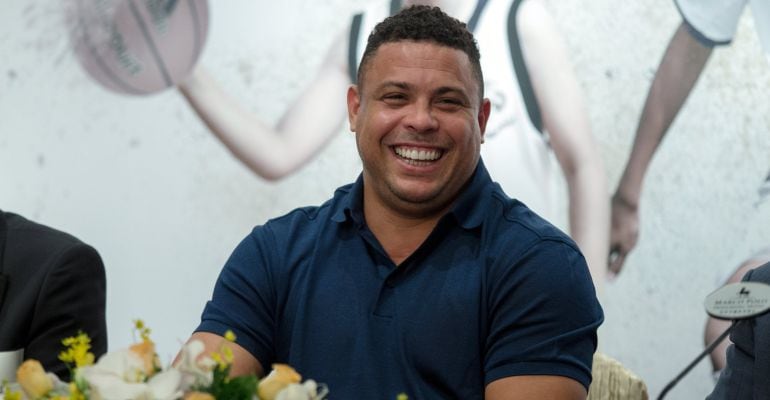 Ronaldo, durante un acto promocional en Hong Kong