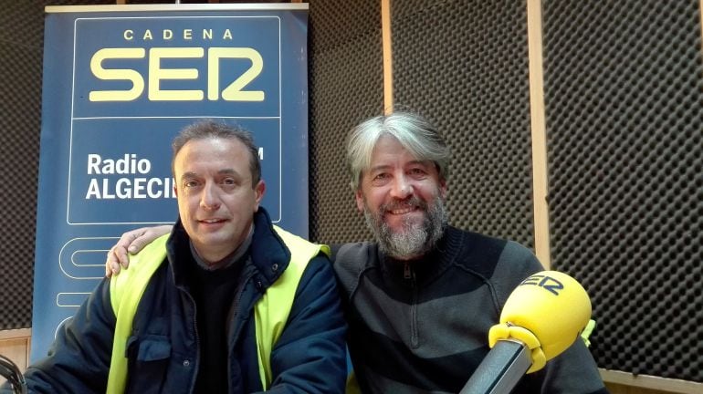 Andrés Chico, secretario, y Antonio Delgado, presidente del Comité de Empresa de SAM.