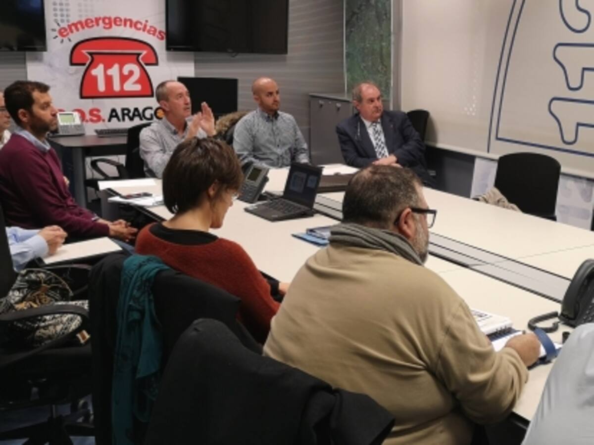 Recta final de la preparación del gran simulacro de emergencia “Aragón 2019”