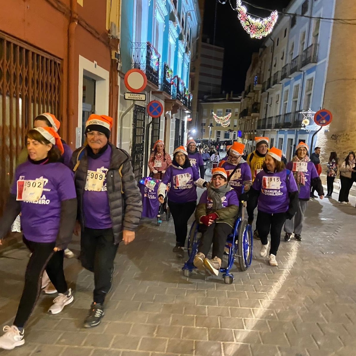 Amif Villena en la San Silvestre