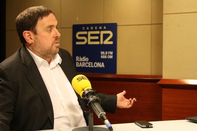 El líder d&#039;Esquerra Republicana, Oriol Junqueras