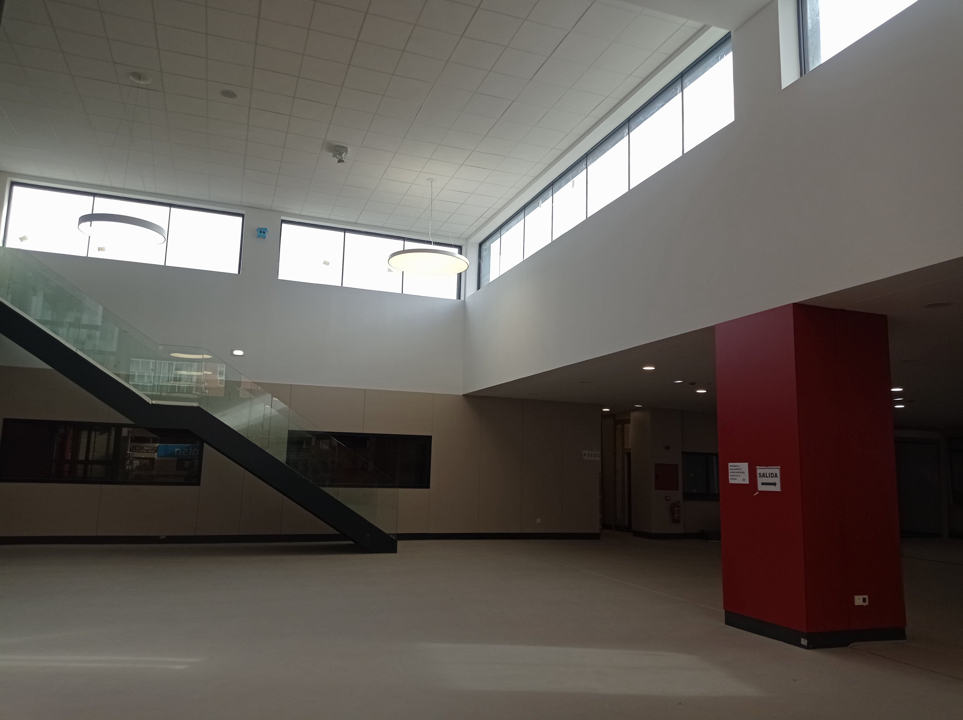 Interior de la estación de autobuses de Palencia