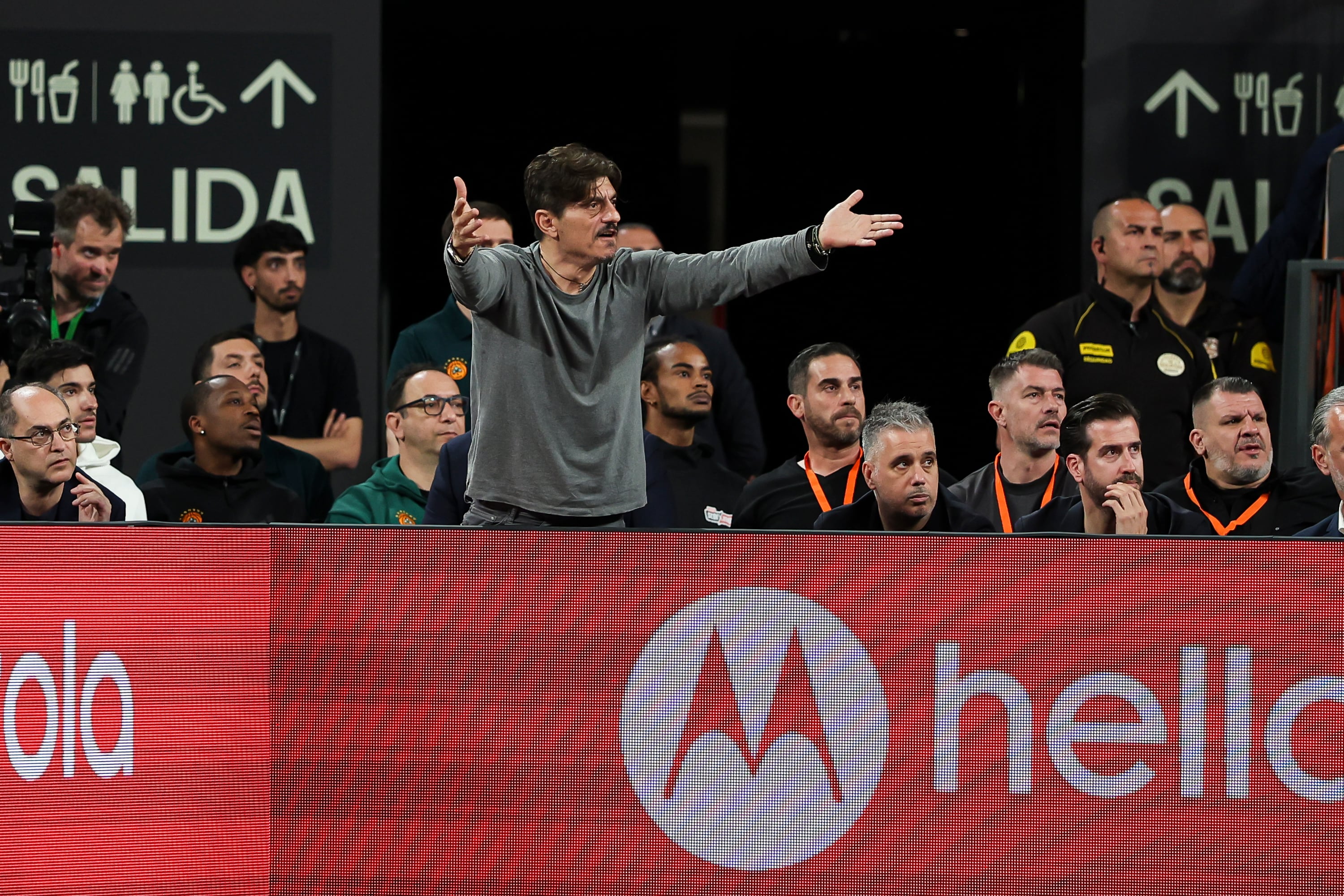 Dimitris Giannakopoulos, en el Roig Arena. (Irina R. Hipolito/Europa Press via Getty Images)
