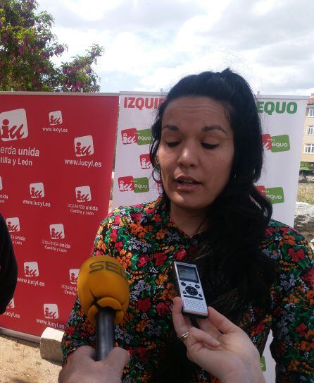 Laura García, candidata a la alcaldía de Ávila por IU-Equo