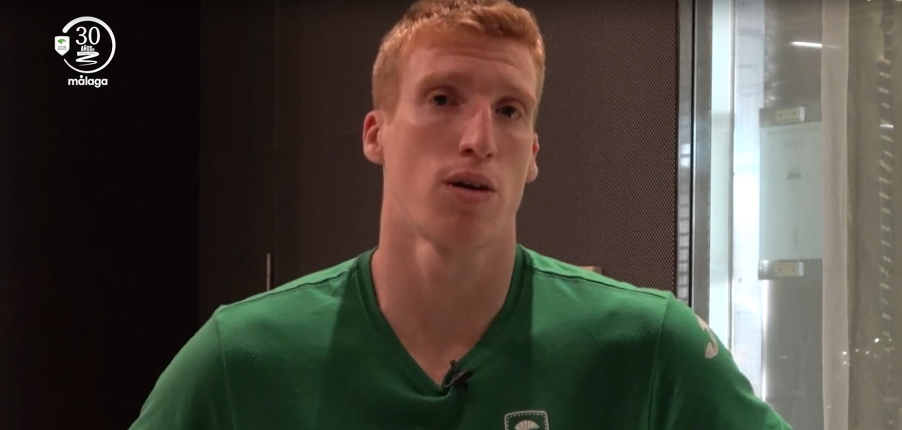 Alberto Díaz, en el hotel de concentración del Unicaja