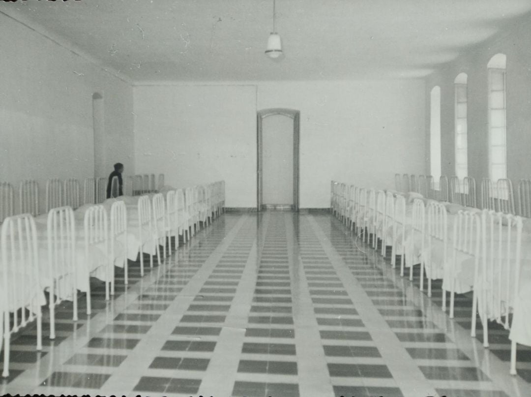 Sala 20, sala de las mujeres o sala de Santa Rita (Manicomio Provincial de Málaga, Hospital Civil) 1960