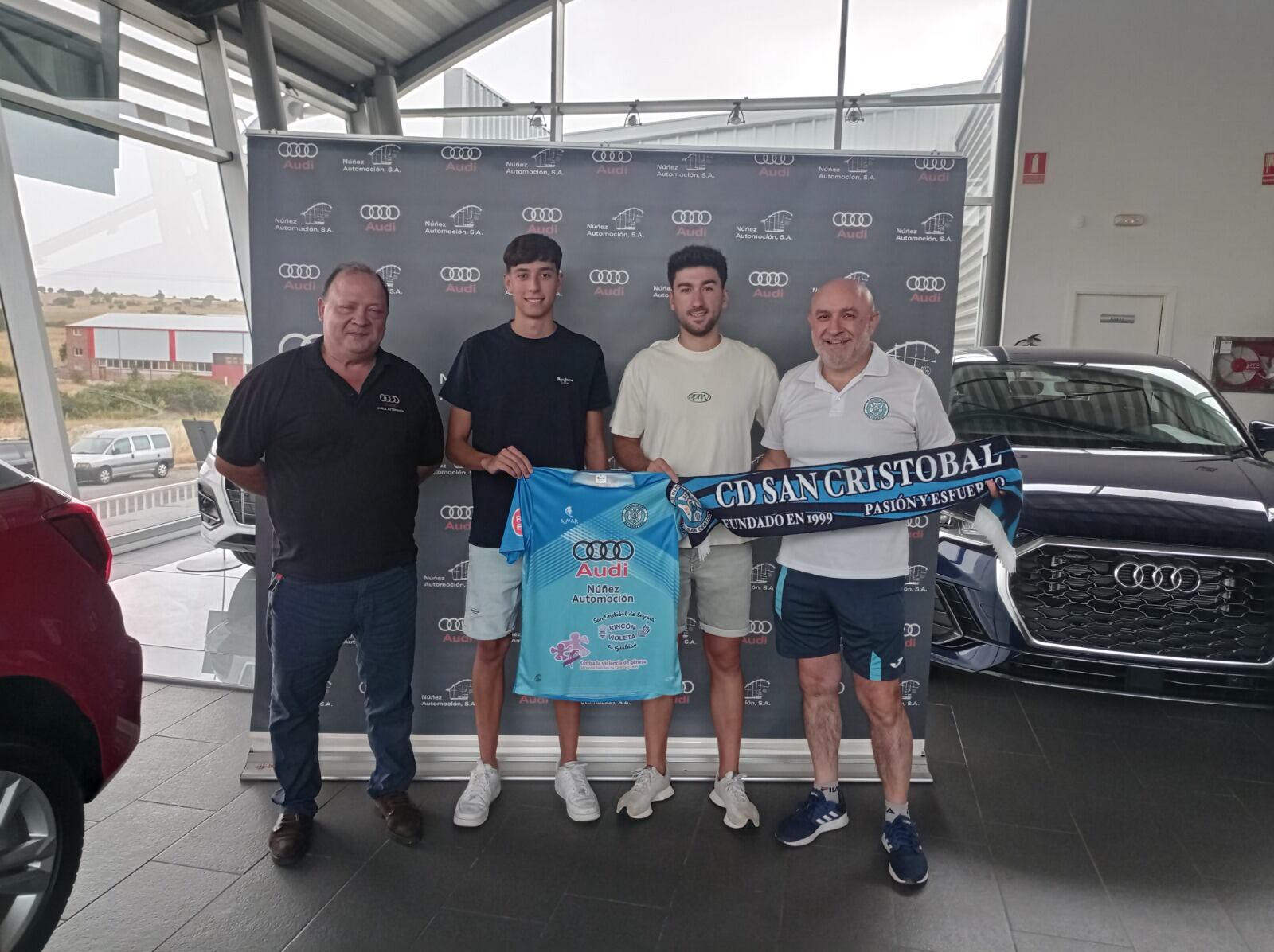 Julito y Héctor Polonio, los dos primeros refuerzos del CD San Cristóbal