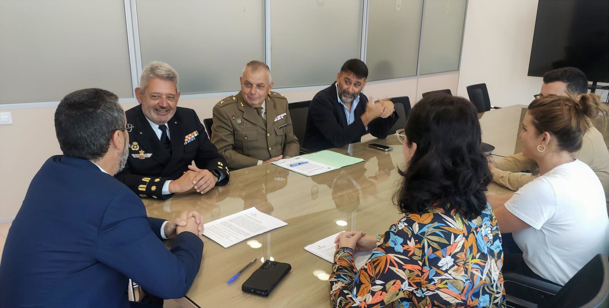 Un momento de la reunión