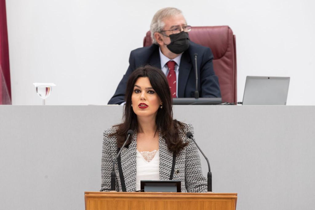 Miriam Guardiola, portavoz del GPP en la Asamblea Regional