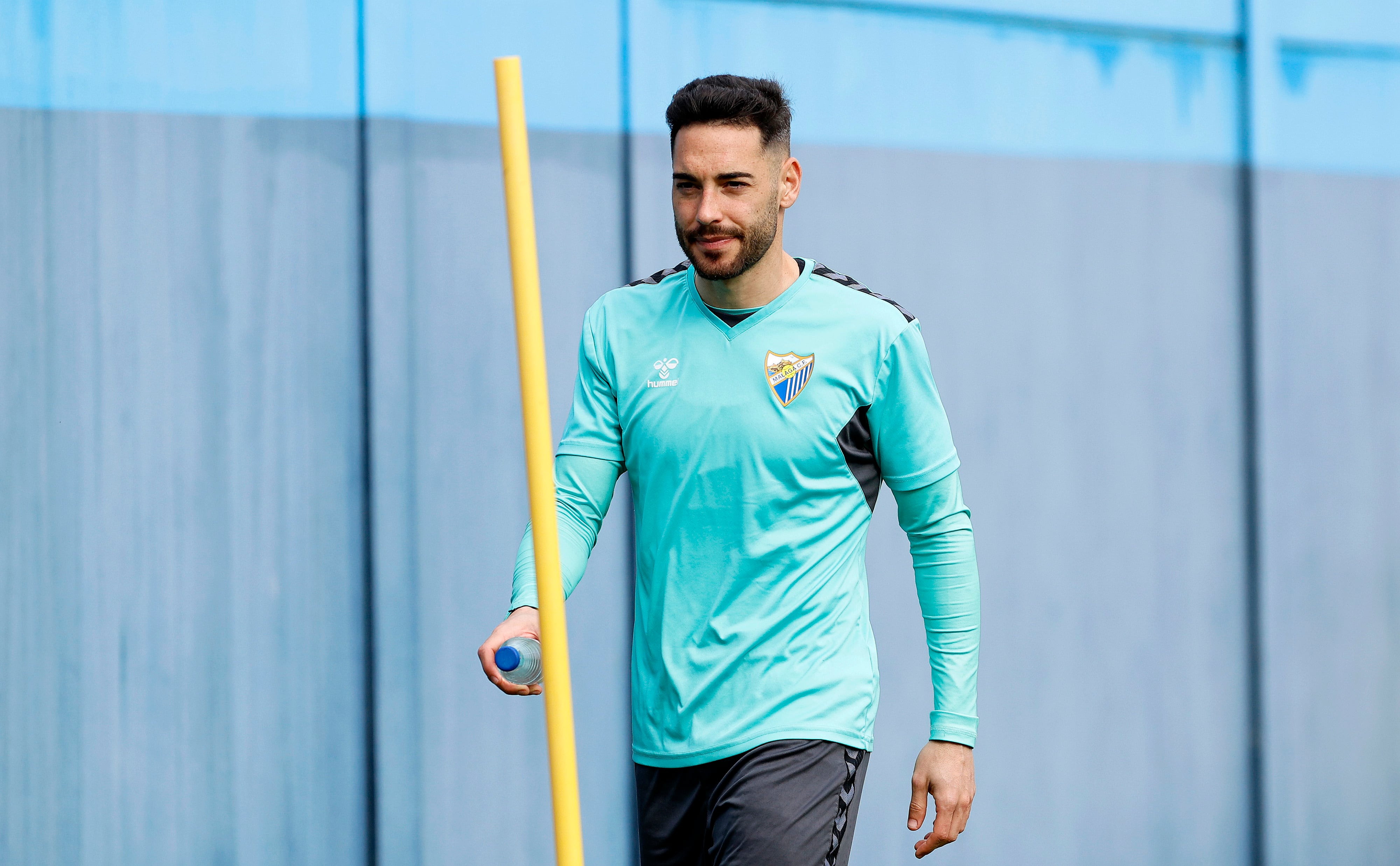 El Málaga entrenó en La Rosaleda y empezó a preparar el encuentro del domingo contra el Melilla