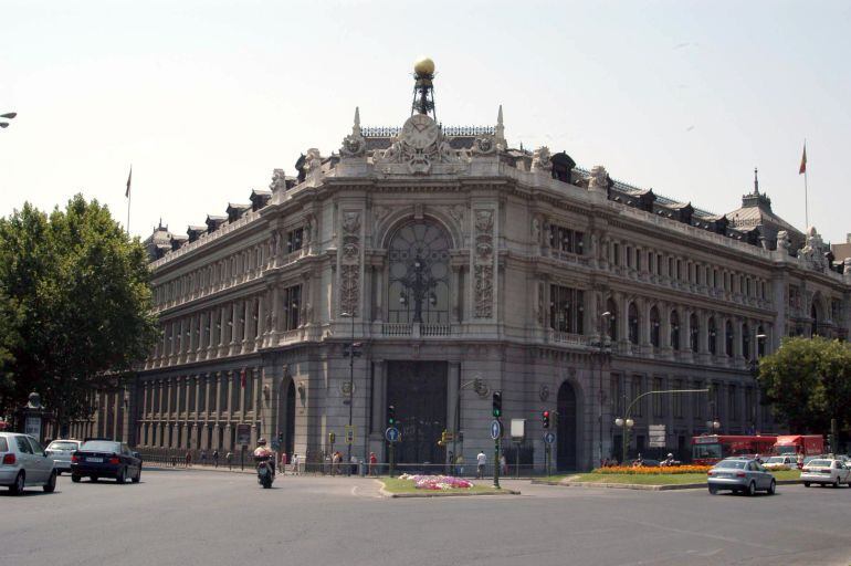 Edificio del Banco de España, en la plaza de Cibeles de Madrid