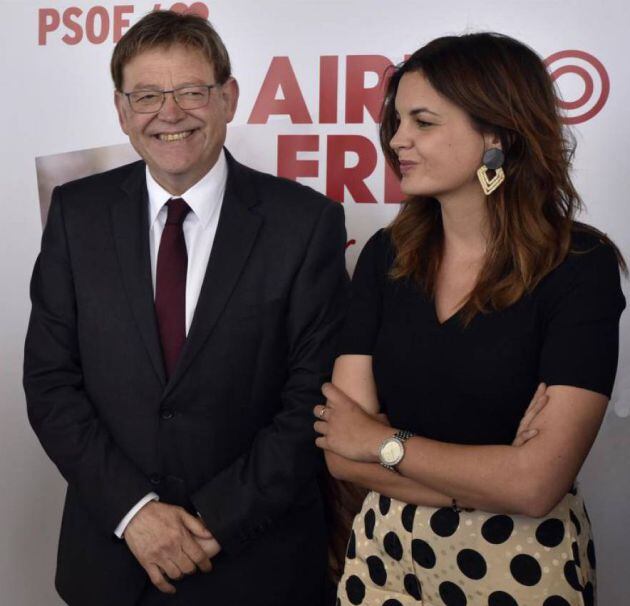 Ximo Puig y Sandra Gómez.