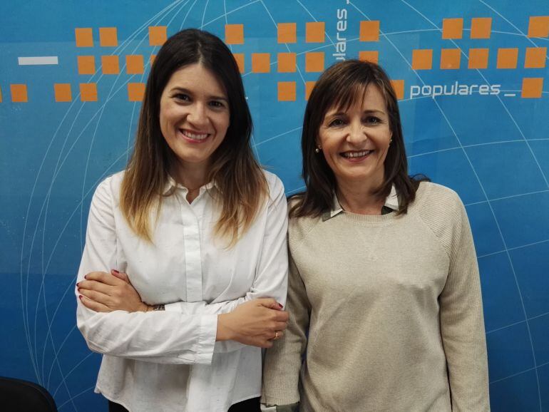 Erica Sánchez y María Dolores Serna, concejalas del PP