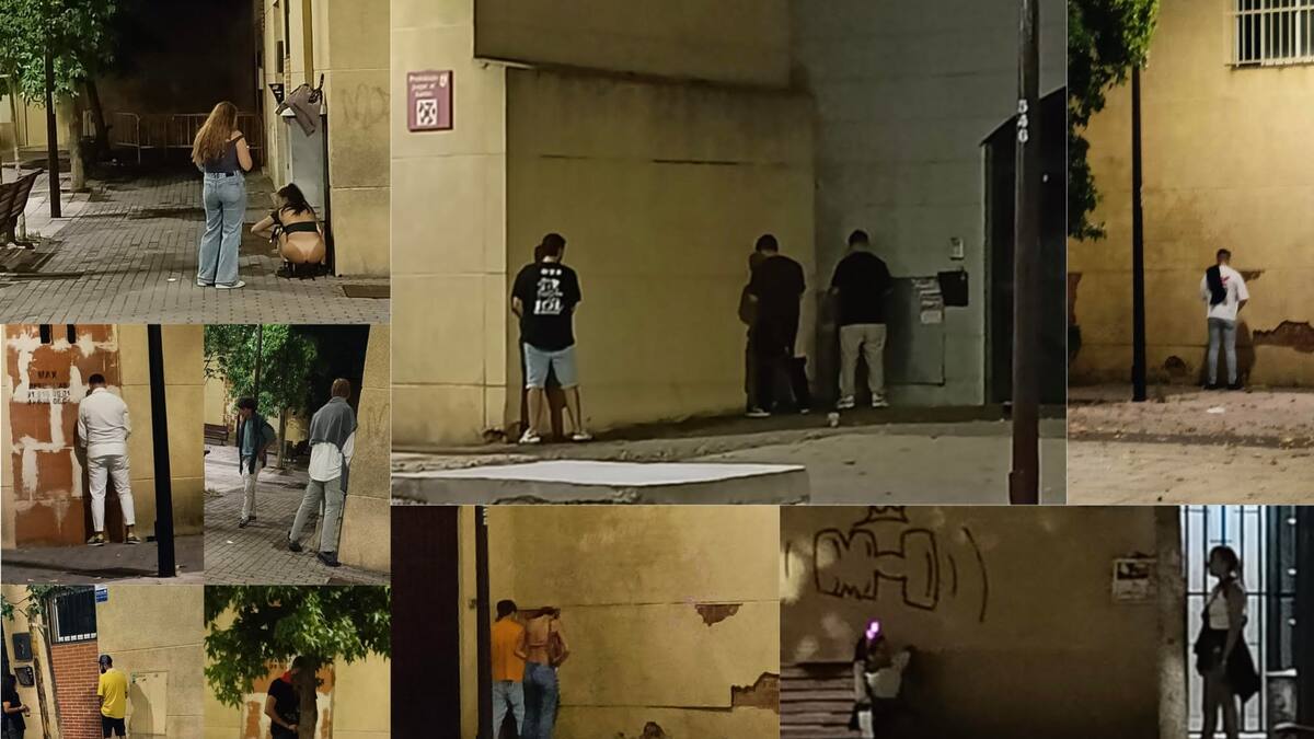 Vecinos de la Plaza Cardenal Cisneros de Sanse denuncian ser “el meadero público de las fiestas”