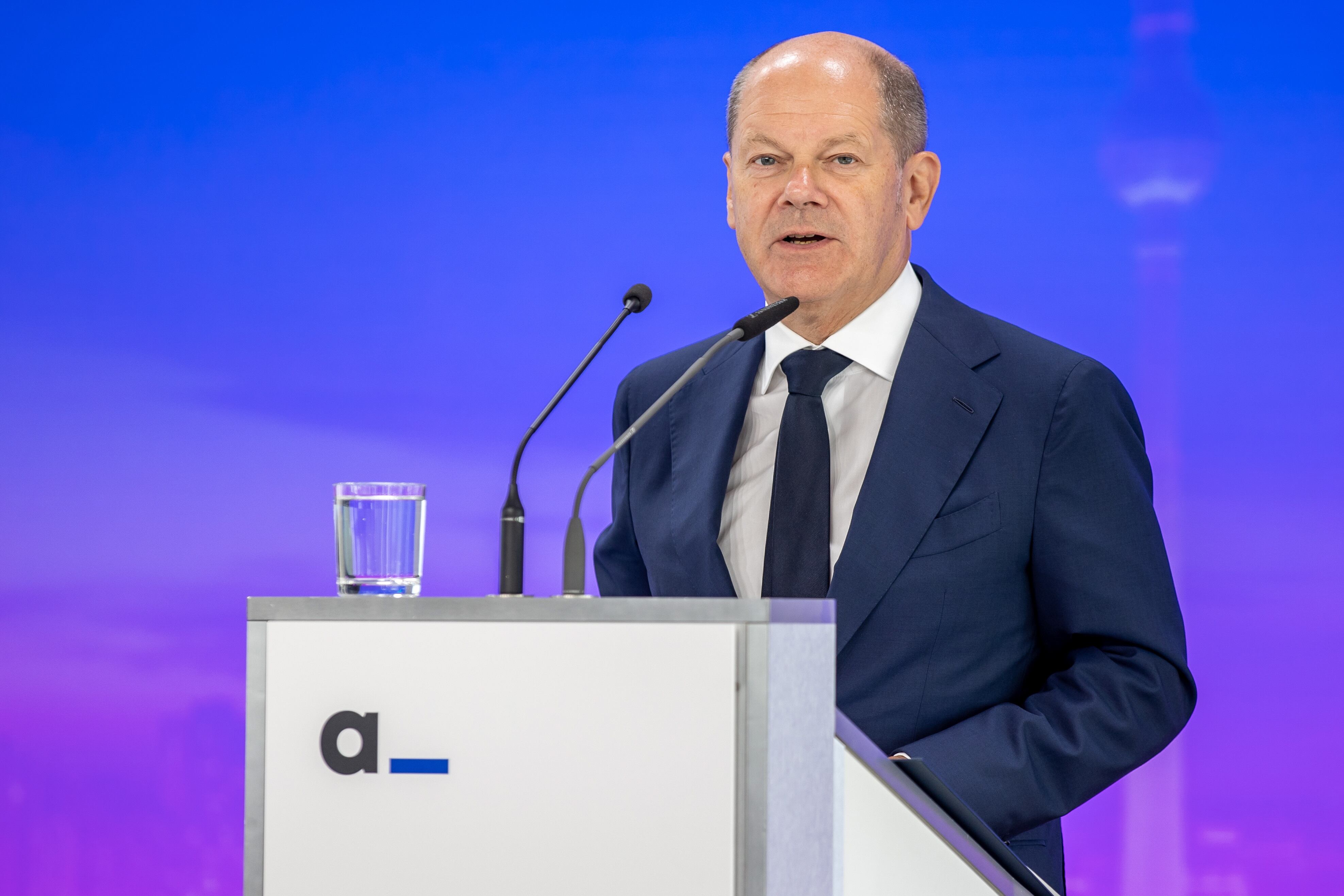 El canciller alemán Olaf Scholz