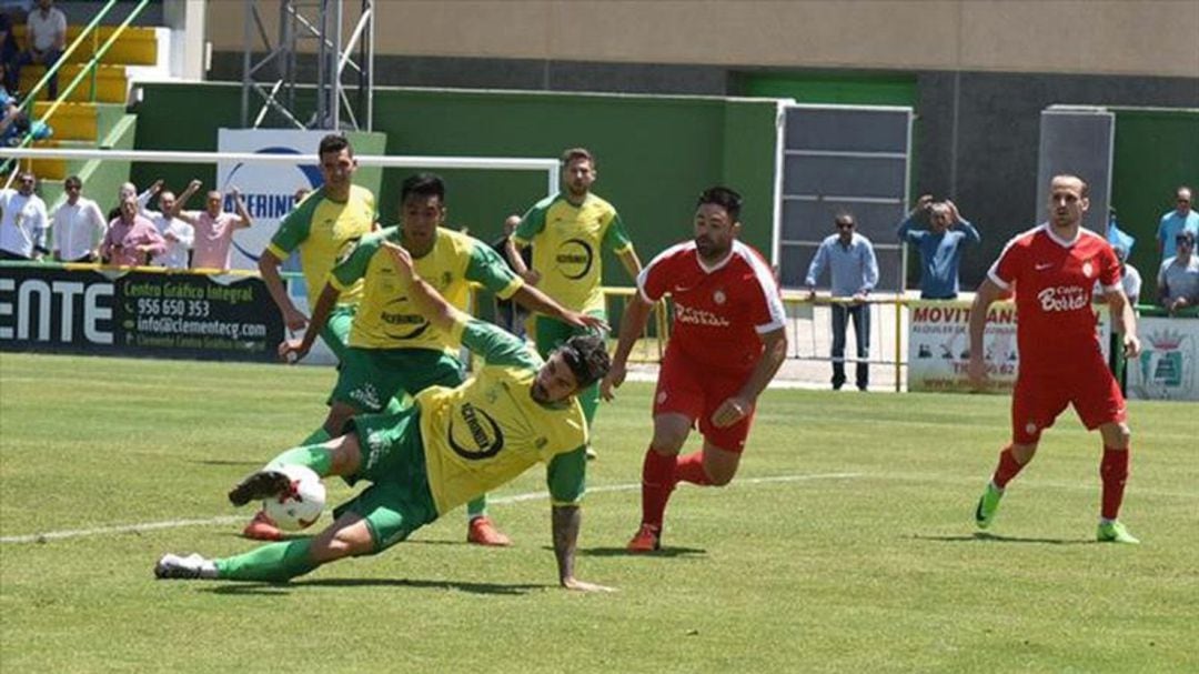 Juanma durante un partido.