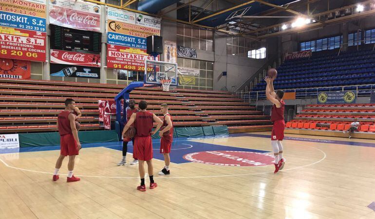 Imagen de uno de los primeros entrenamientos del verano pasado.