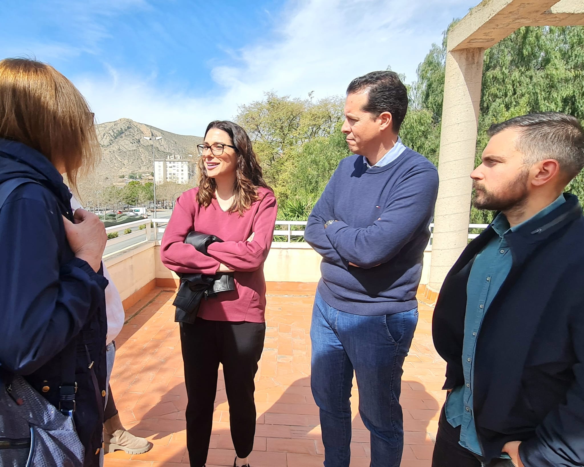 Mas visitando el Severo Ochoa en Elda