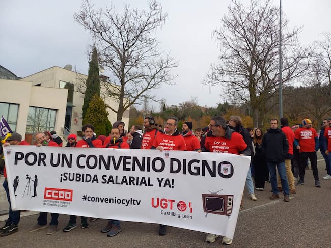 Tercera jornada de huelga de los trabajadores de RTVCyL | Cadena SER