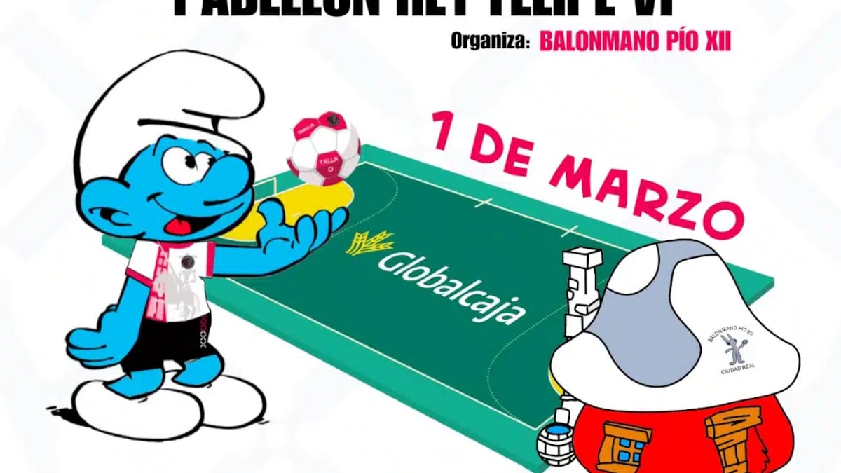 Arranca en Ciudad Real el Circuito Pitufos Globalcaja de balonmano con más de doscientos cincuenta niños