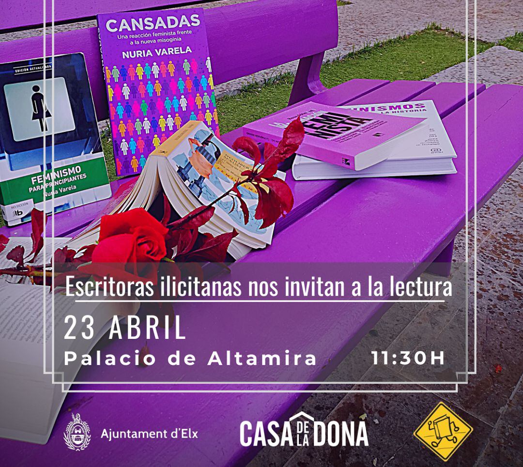 Cartel de la iniciativa ´Sant Jordi Violeta´