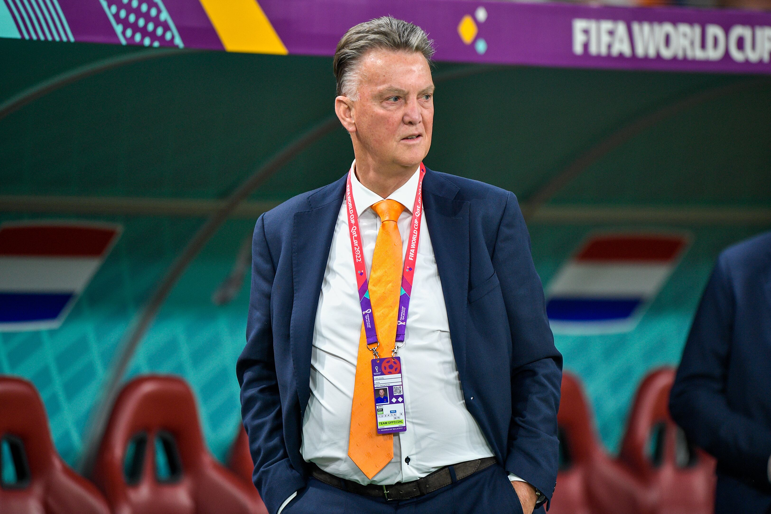 Luis Van Gaal, en el Países Bajos-Ecuador