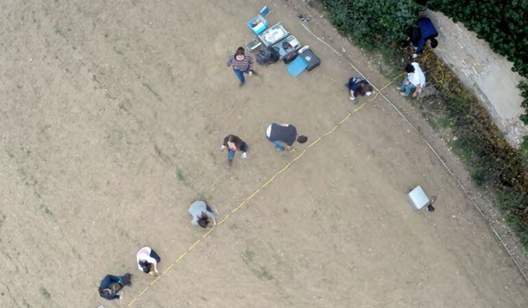 vista aèrea del poblat ibèric