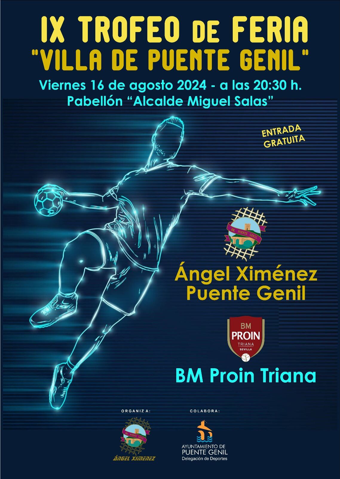 Cartel presentación Ángel Ximénez.