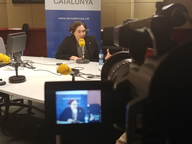 Ada Colau durante su entrevista en &#039;Hora 25&#039;