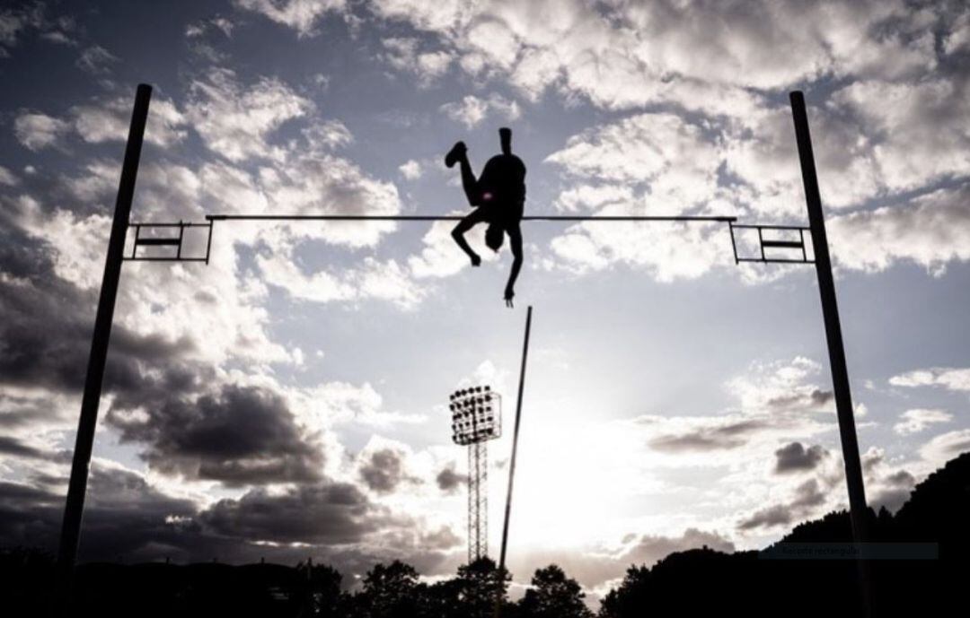 Un salto que vale una medalla de oro.