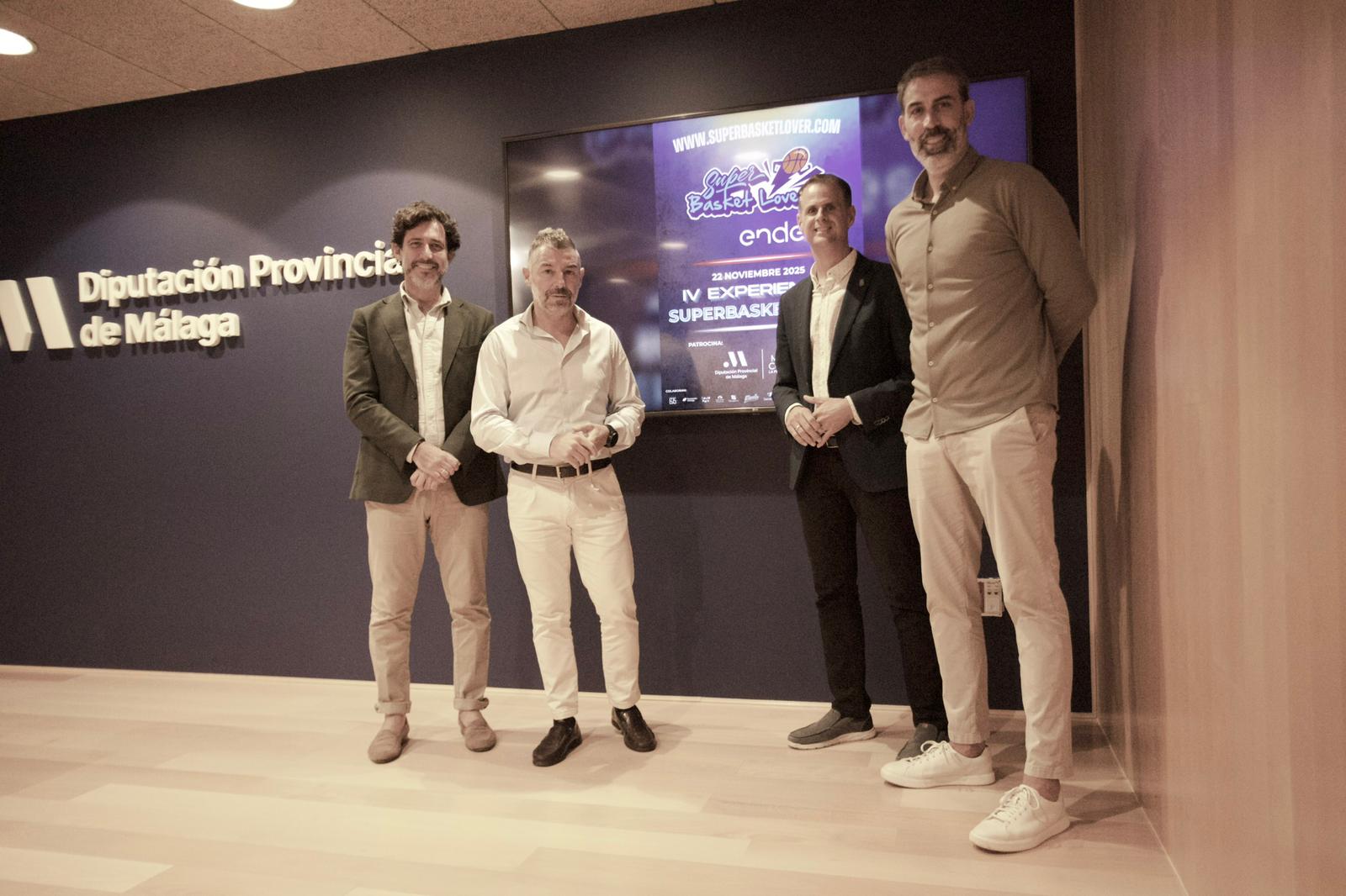 Berni Rodríguez con dirigentes de la Diputación y del Ayuntamiento de Fuengirola