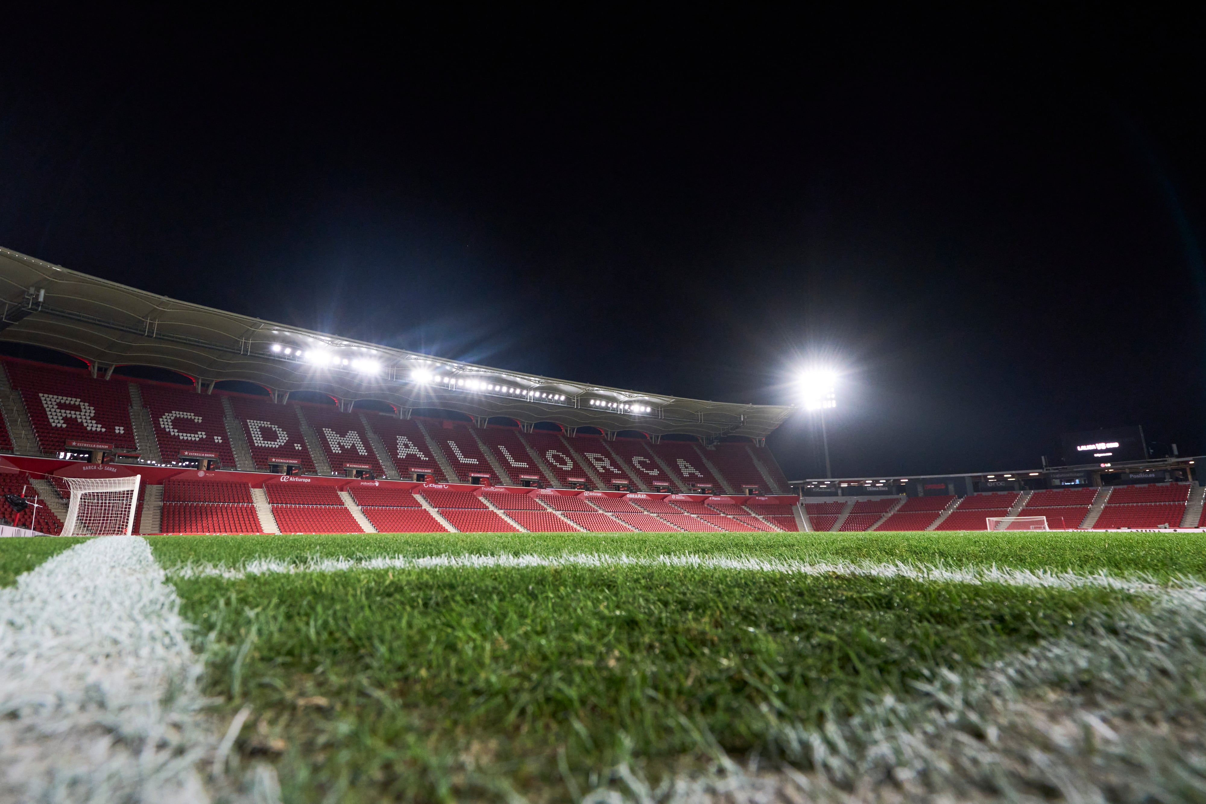Vista interior del estadio de Son Moix, que este lunes acoge el partido de la undécima jornada de Liga entre Mallorca y Athletic