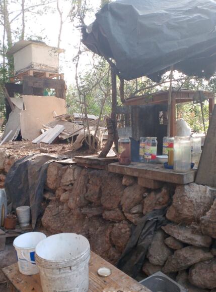 Imagen de uno de los asentamientos