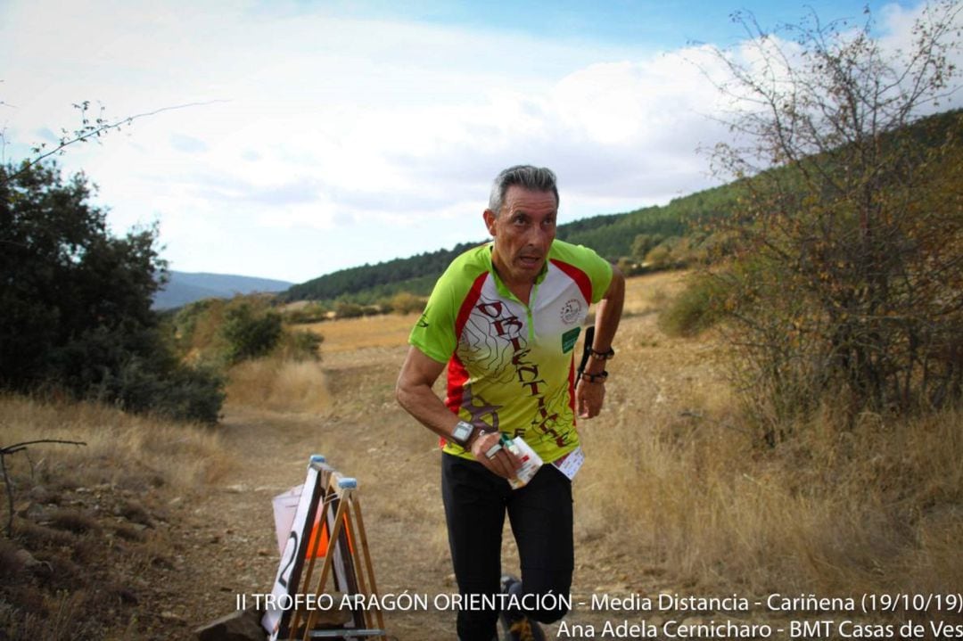 César Valle, presidente del Club Orientijote durante una competición.