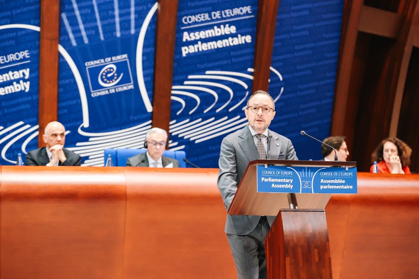 Intervenció del cap de Govern, Xavier Espot, a la segona sessió de l'Assemblea Parlamentària del Consell d'Europa