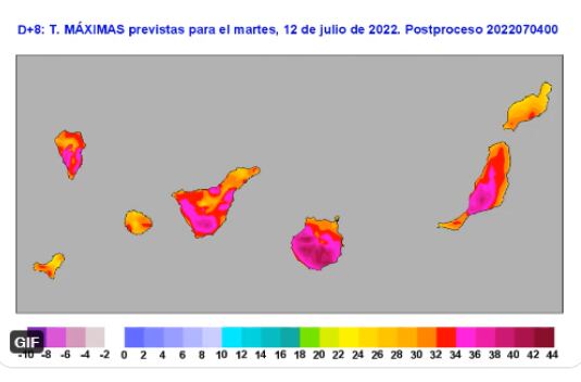 Suben las temperaturas en Canarias
