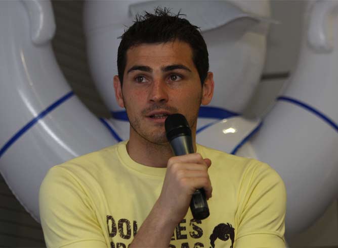 Iker Casillas, portero del Real Madrid