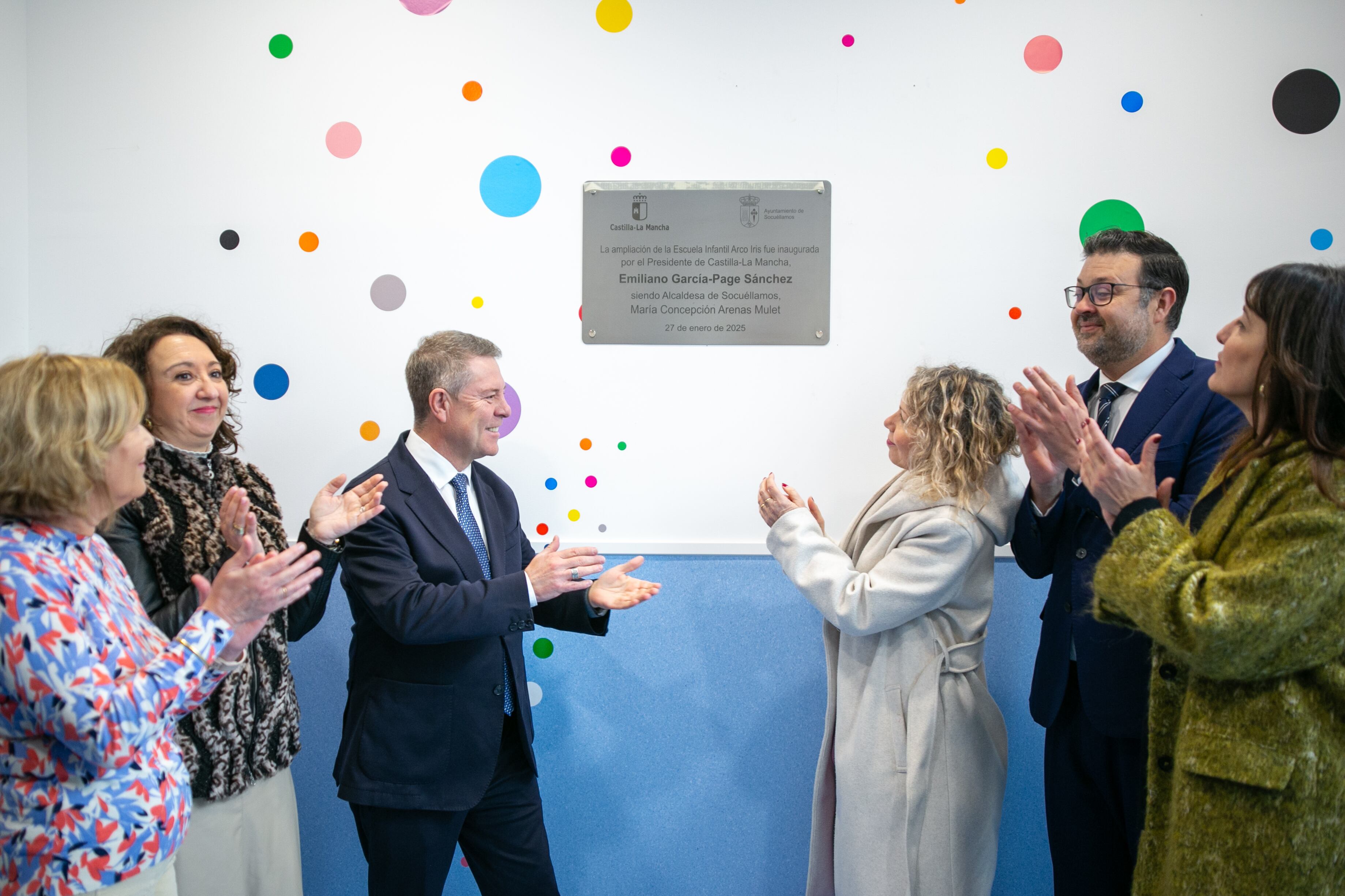 Destapada la placa de la inauguración de las ampliaciones