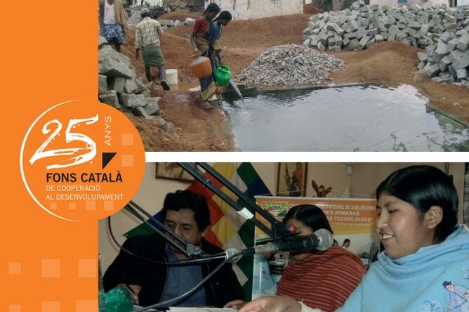 La portada de la memòria de 2011 del Fons Català de Cooperació al Desenvolupament