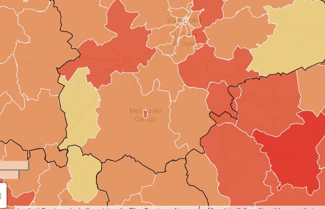 Los datos de Covid siguen siendo preocupantes en Medina del Campo
