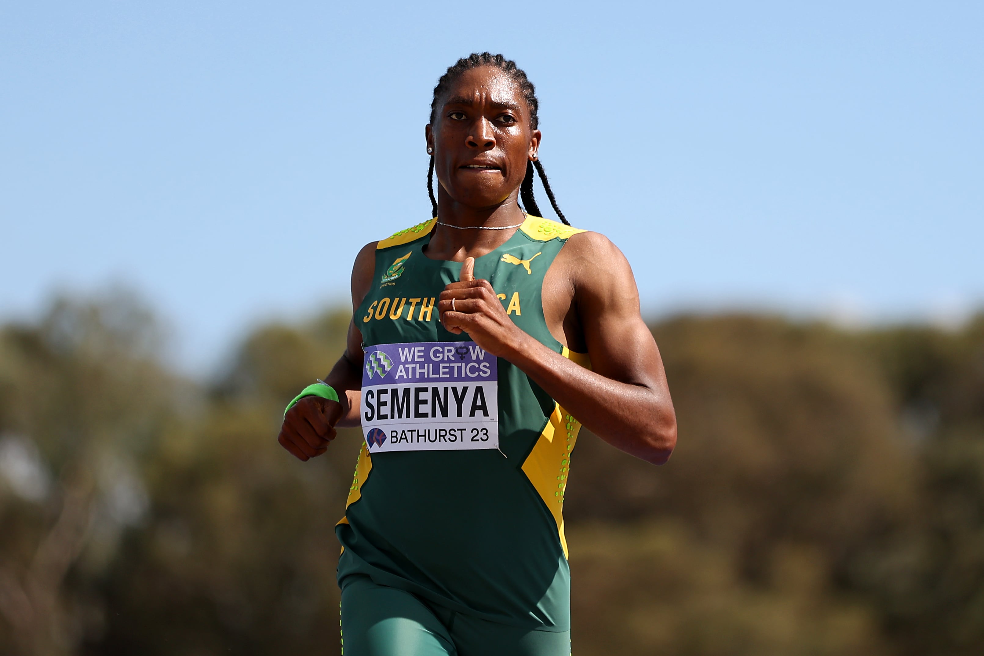 Caster Semenya, durante el World Cross Country Championships de 2023