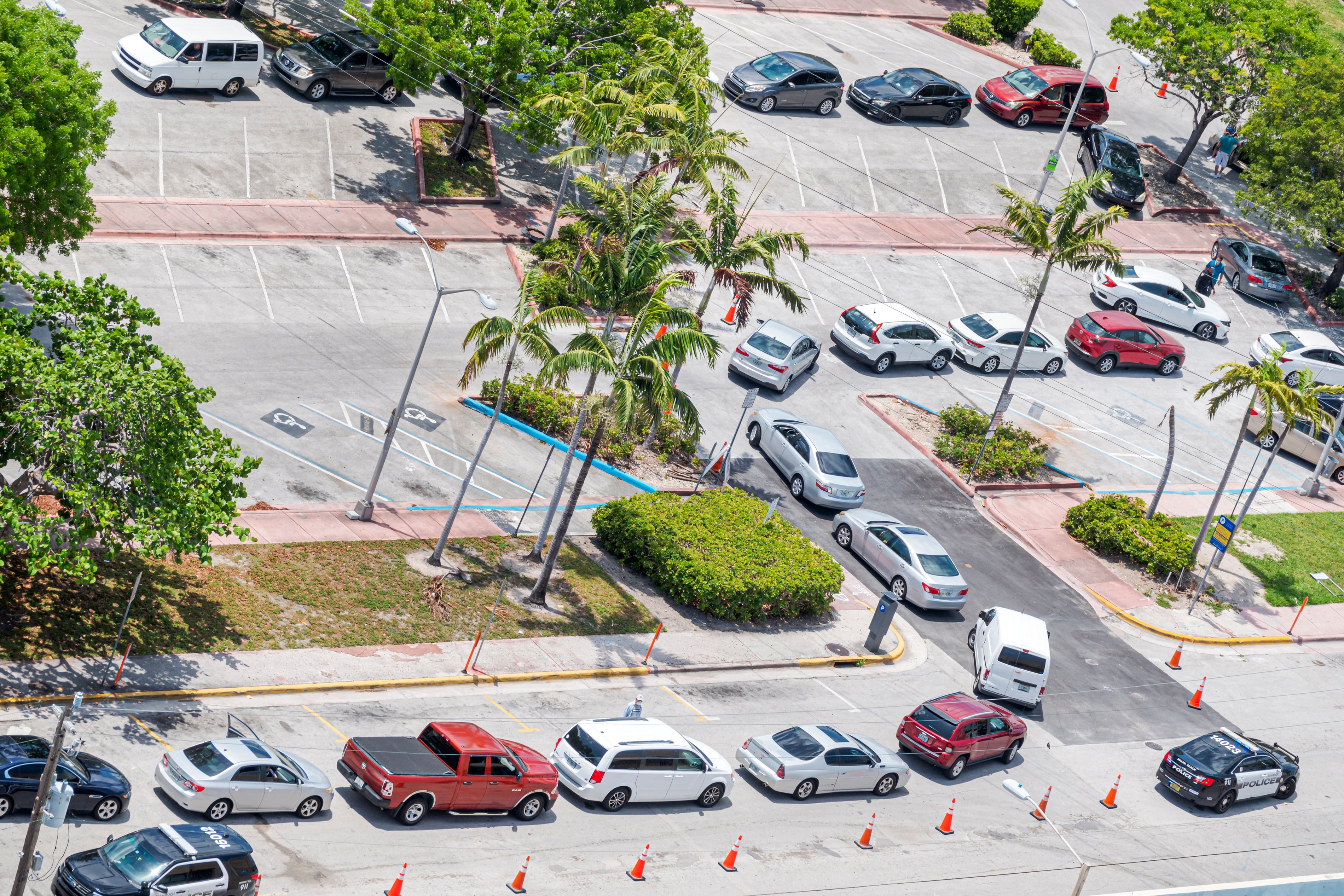 Panorámica de una calle de Miami