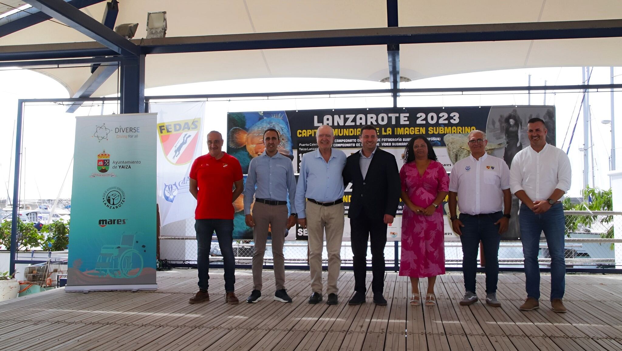 Presentación de las competiciones submarinas a celebrar en Yaiza.